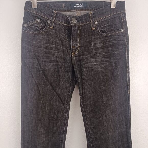 Rock & Republic Roth gray jeans size 27 - Picture 2 of 8